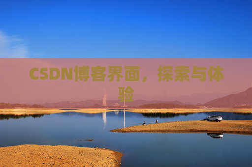 CSDN博客界面，探索与体验